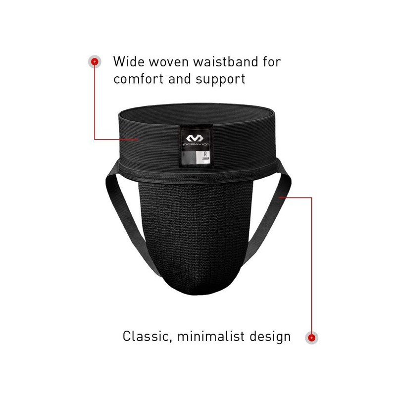 Mcdavid 3110 atlético Supporter (Pack de 2), Blanco, XX-Large