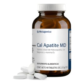 Cal Apatite Suplemento Hidroxiapatita Magnesio 90tabs Sabor