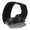 Bicycle Mirror Nylon Wrist Arm Strap Convex Design Black 5cm
