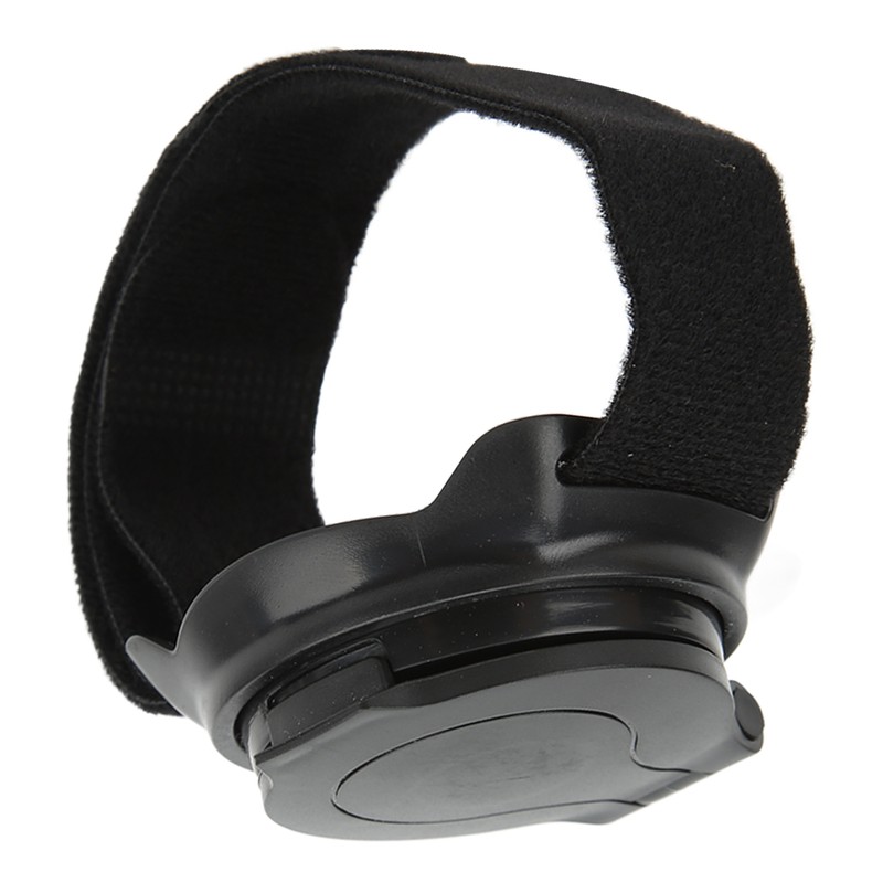 Bicycle Mirror Nylon Wrist Arm Strap Convex Design Black 5cm
