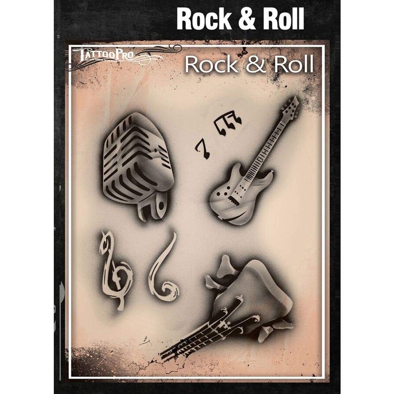 Tattoo Pro Stencils Series 2 - Rock and Roll