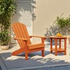 YEFU Plastic Adirondack Chairs Weather Resistant, Patio Chairs 5 Steps