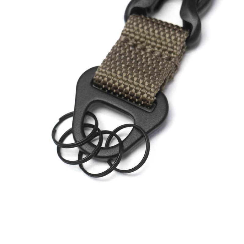 Nanga CARABINER KEY HOLDER Keychain NA2443-1Z104-A 0, COYOTE, Free size