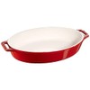 Oval Dish Color: Cherry, Size: 13.9"