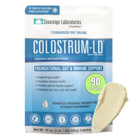 Colostrum-LD Sovereign Laboratories Colostrum-LD Liposomal Delivery - Colostrum Powder - Gluten-Free, Lactose-Reduced - 90 Servings 16oz Plain