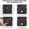 Mythya Correas de Equipaje, Correas de Equipaje TSA Aprobado Maleta