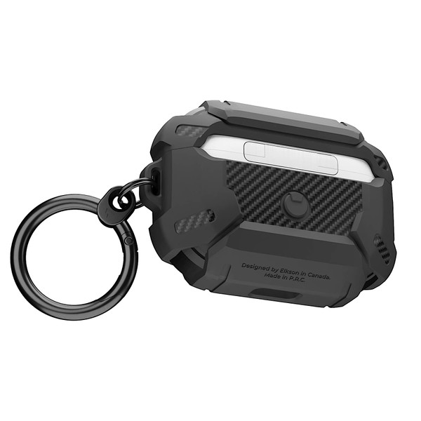 elkson Exia Series AirPods Pro 2/1 Case, Secure Shockproof Case