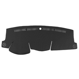 Wellvisors Black Dash Mat Dashboard Cover Compatible With Hyundai 2016-2018 Accent Sedan Hatch