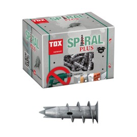 Tox Spiral Plasterboard Fixings, 32 mm, Pack of 50