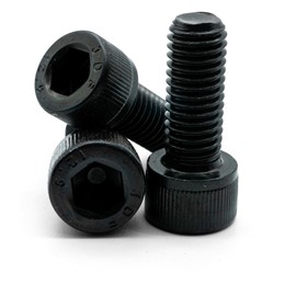 Hippo Hardware M6 (6mm X 14mm) Black Socket Cap Screws Self Colour 12.9 High Tensile Allen Bolt (Pack of 30)