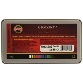 Koh-I-Noor Artist's Soft Pastel Pencils (Set of 12)