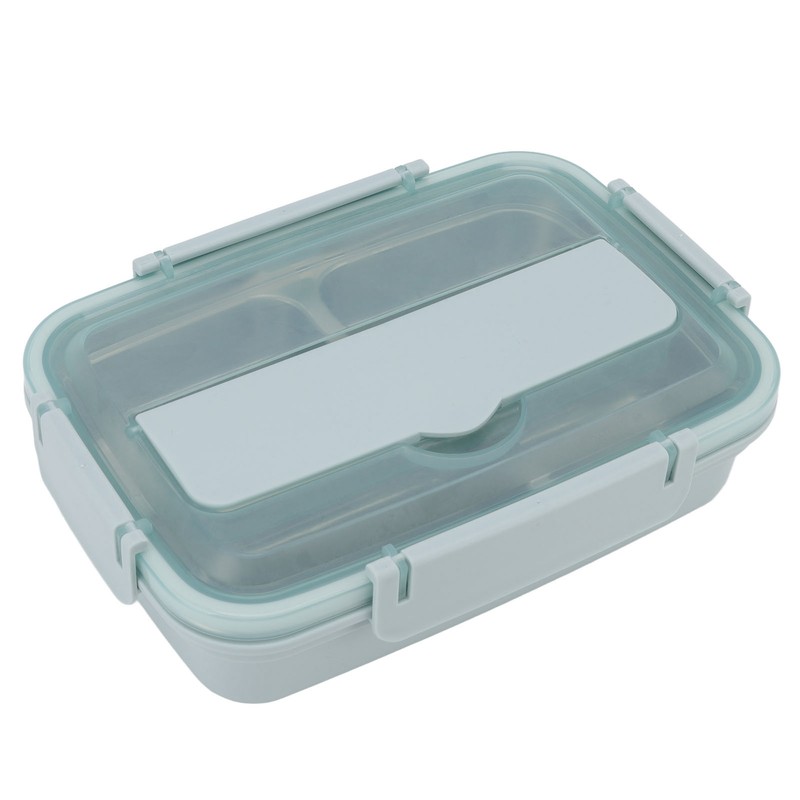 Lunch Box 4 Compartments Design 304 Stainless Steel Matching Tableware