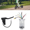 36V 350W Electric Scooter Controller Dashboard Panel Brake Lever Kit