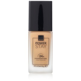 Avon Power Stay 24 Hour Longwear Foundation SPF10, Light Beige 210N, Colour Lock Technology, Breathable, Natural-Looking Formula, 35 Shades, Cruelty Free