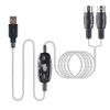 TENINYU USB to MIDI Cable Converter 2 in 1 PC