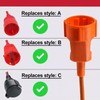 SPARES2GO 10m Mains Power Cable UK 3 Pin Plug compatible
