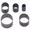 5PCS Leather Die Cutter Egg Shape Oval 20‑60mm Punching Die