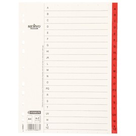 Esselte Numerical 69867 Heading, A4, Red