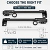 Hidden Folding Swing Door Track Hardware Kit for Cabinet and