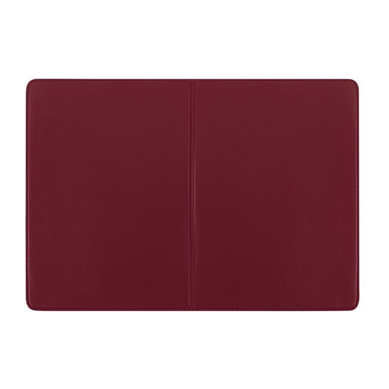 orgaexpert Car Licence Protective Case Bordeaux 2 Compartments 120 x