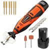 WIOR Cordless Chainsaw Sharpener Kit with Titanium-Coated Diamond Bits -