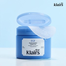 Klairs EGF Blue Soothing Toner Pads (60 sheets) / 클레어스 EGF 블루 진정 토너 패드 60매