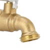 Rain Barrel Faucet, Brass Rain Barrel Spigot Wide Application Quarter