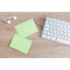 Evergreen Goods 12 Pads Sticky Post Notes Pastel Green Coloured