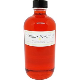 TCEShop Vanilla Fantasy Scented Body Oil Fragrance [Regular Cap - Red - 8 oz.] - ID#23658