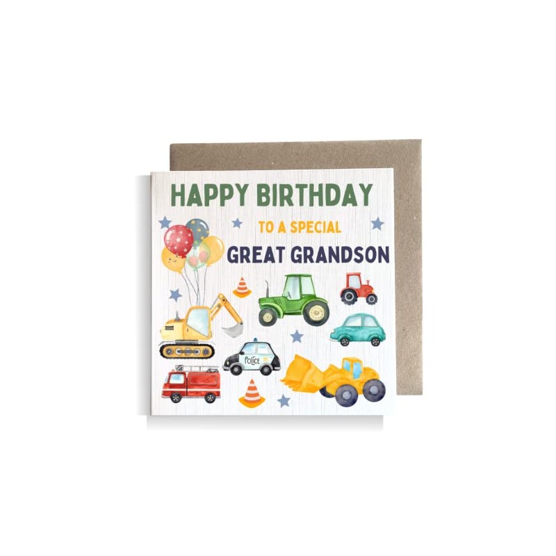 Second Ave Digger Great Grandson Children's Kids Baby Tractor Car