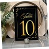 MAGICLULU 1set Wedding Table Numbers Cards Double Sided Place Card