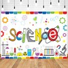 Withu Science Backdrop White Board Cartoon Chemical Equipment Experimental Study