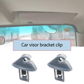 VGOL 2 Pieces Sun Visor Mount Clips Compatible with Vauxhall Movano 1998-10 Compatible with Vivaro 2001-14 OE 8200449006 7700421989 7700424981