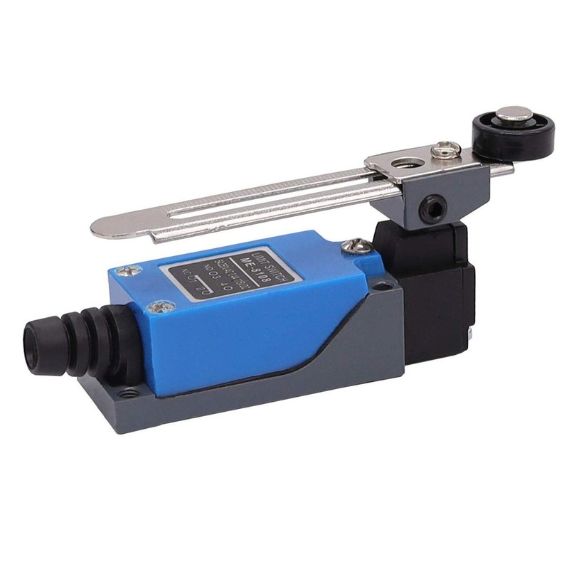 POFET ME-8108 Momentary Limit Switch Adjustable Roller Lever Arm NC-NO
