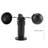 Anemometer Wind Speed Sensor 0-10V, DC 12-24V Aluminium Housing, 0-30m/s