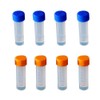 GTIWUNG Pack of 35 Plastic Tubes 5 ml with Lid,