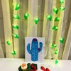 Lovely Cactus Shape String Light 10ft 20 LED Warm White