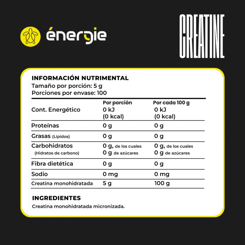 Creatina Monohidratada Micronizada 500gr