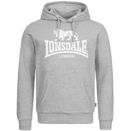 Lonsdale Fremington Hoodie Men's Hoodie Grey, Marl Grey