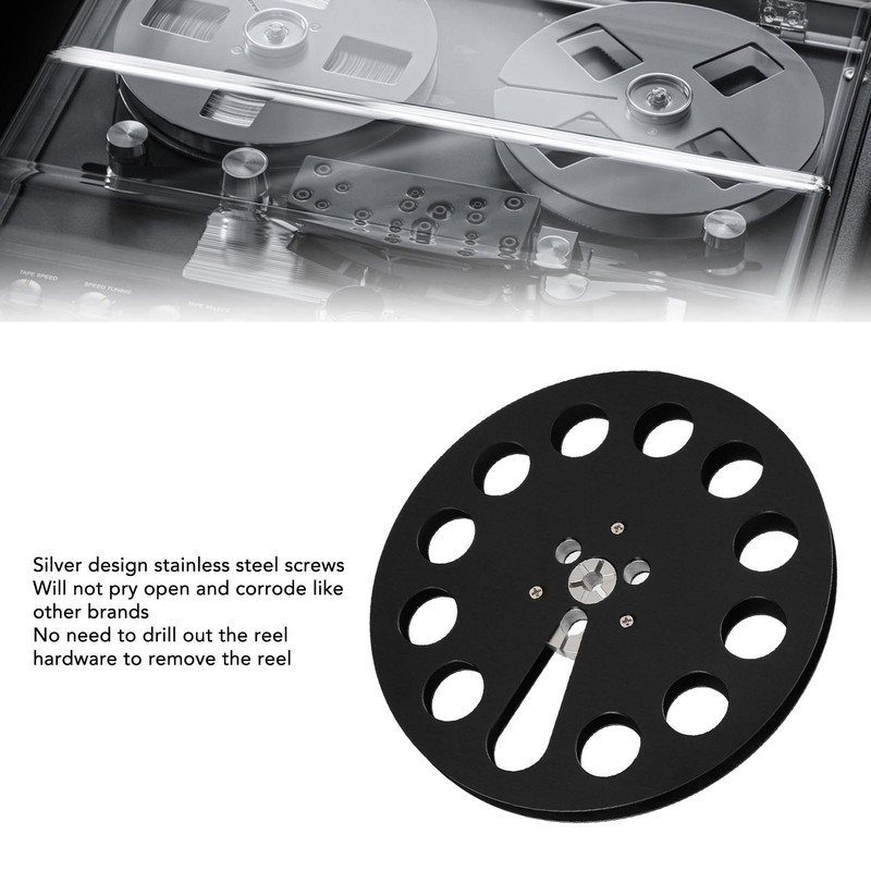 1/4 7 Inch Empty Tape Reel Aluminum Alloy 11 Hole