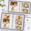 Photo Album 4x6 200 Photos with Writing Space, Leather Cover