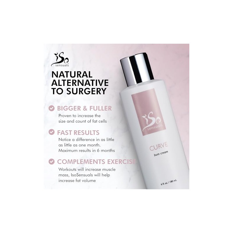 IsoSensuals CURVE | Butt Enhancement Cream - 1 Bottle by