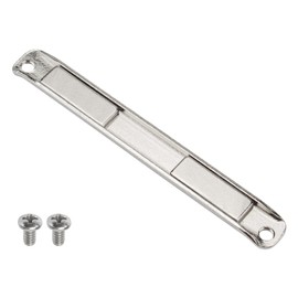 GRONGU Shower Door Magnet Replacement and Screws with Stainless Steel U-Channel Fit for Swinging & Pivot Shower Doors, Glass Door Magnetic Strip, Shower Door Replacement Parts