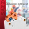 4PCS Micro Breaker Lockout Aluminum Alloy Sparkproof Circuit Breaker Lock