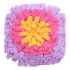 Fadcaer Snuffle Mat for Dogs,Dog Snuffle Mat,Interactive Feeding Game for Mental Stimulation and Boredom,Dog Feeding Mat,Pet Treats Feeding Mat Encourages Natural Foraging Skills (ColorC, 35 * 35CM)