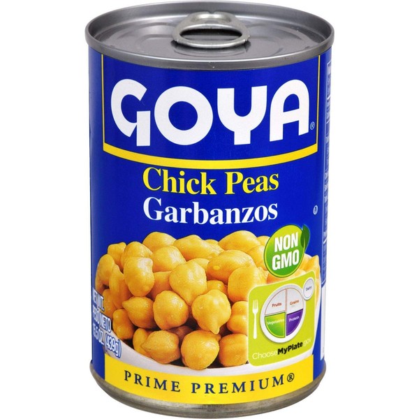 Goya Chick Peas 15.5oz (6 cans)