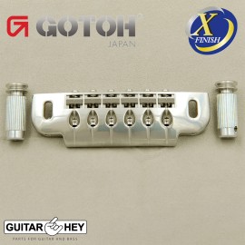 GOTOH NEW Gotoh 510UB Wrap Around Guitar Bridge Tailpiece Stud Lock - X-NICKEL ANTIQUE