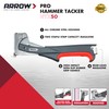 Arrow HTX50 Professional Heavy Duty Hammer Tacker, Manual Stapler for