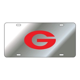 Georgia Bulldogs "G" Laser Inlaid Mirror License Plate
