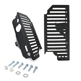 Xitomer Aluminum Radiator Guards, for CRF250X 2004-2015 2016 2017 2018 / CRF250R 2004-2009, Radiator Grille Cover/Protector (Black)